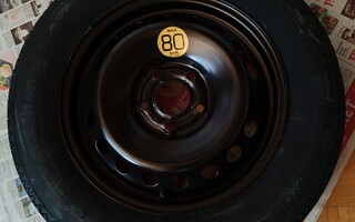 Nissan Qashqain vararengas peltivanteella 145 / 90R 16 NOUTO