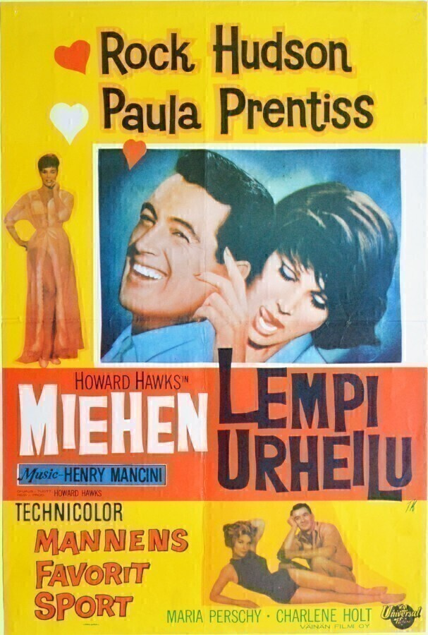 Elokuvajuliste: Miehen lempiurheilu (Howard Hawks)