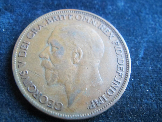 1 penny 1927 Iso-Britannia-Great Britain