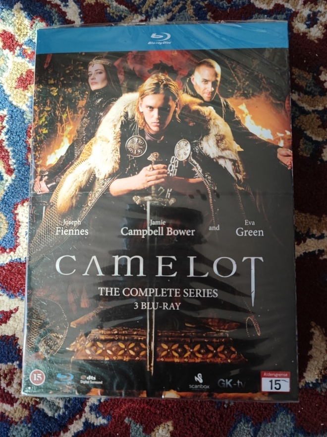 Camelot UUSI 3 x blu-ray KOKO SARJA