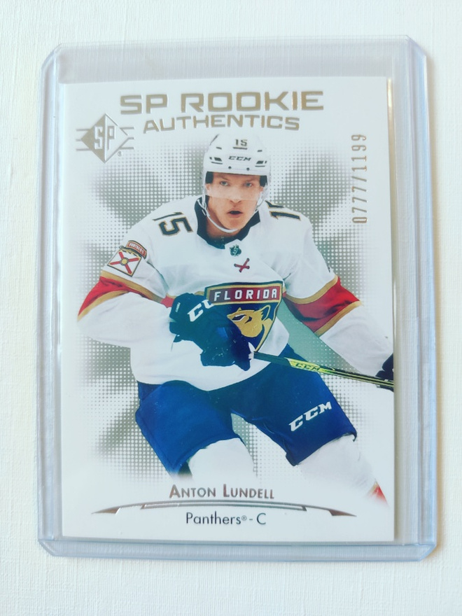 Anton Lundell - 21-22 SP Rookie Authentics /1199