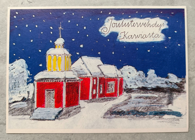 Karvia, Joulukortti
