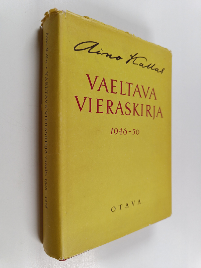 Aino Kallas : Vaeltava vieraskirja : vuosilta 1946-1956
