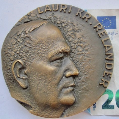 VANHA Mitali Presidentti Relander Terho Sakki 1967 Numeroitu