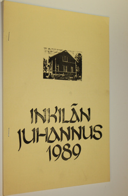Inkilä nro 10 : kesäkuu 1989