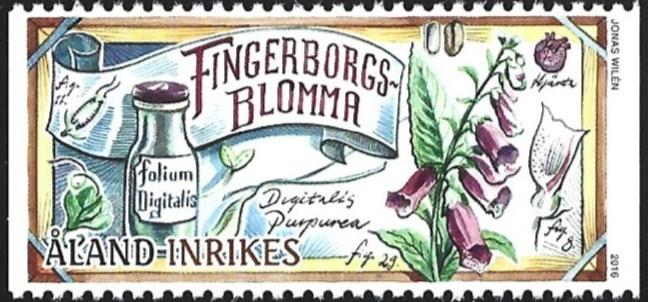Åland 2016 ÅV 27  Lääkekasveja  Inrikes  ** LaPe 413