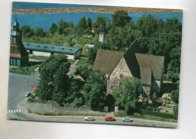 Lempäälä: kirkko ja kellotapuli (Velj.Karhumäki 3078)
