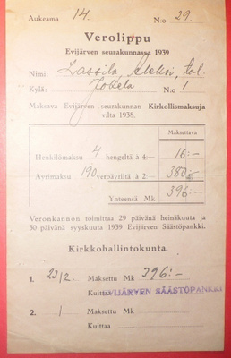 Verolippu 1939