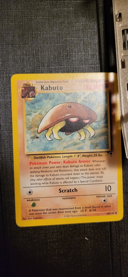 Kabuto #49 Legendary Collection Uncommon Pokemon CCG card