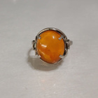 Vintage Hopea Meripihka sormus baltic amber - pikkukuva 1