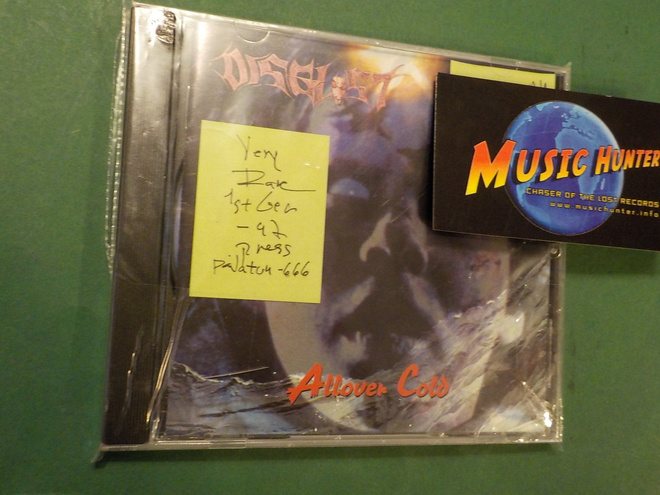 DISGUST - ALLOVER COLD VERY RARE CD - UUSI!