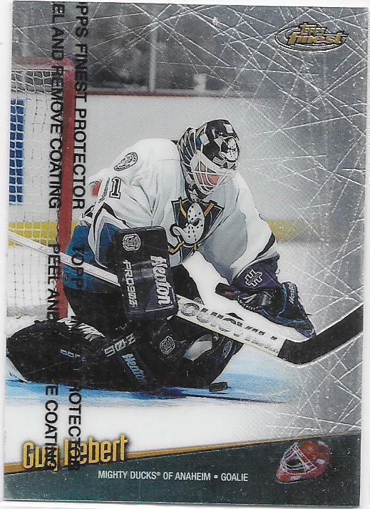 1998-99 Finest #58 Guy Hebert Anaheim Mighty Ducks MV