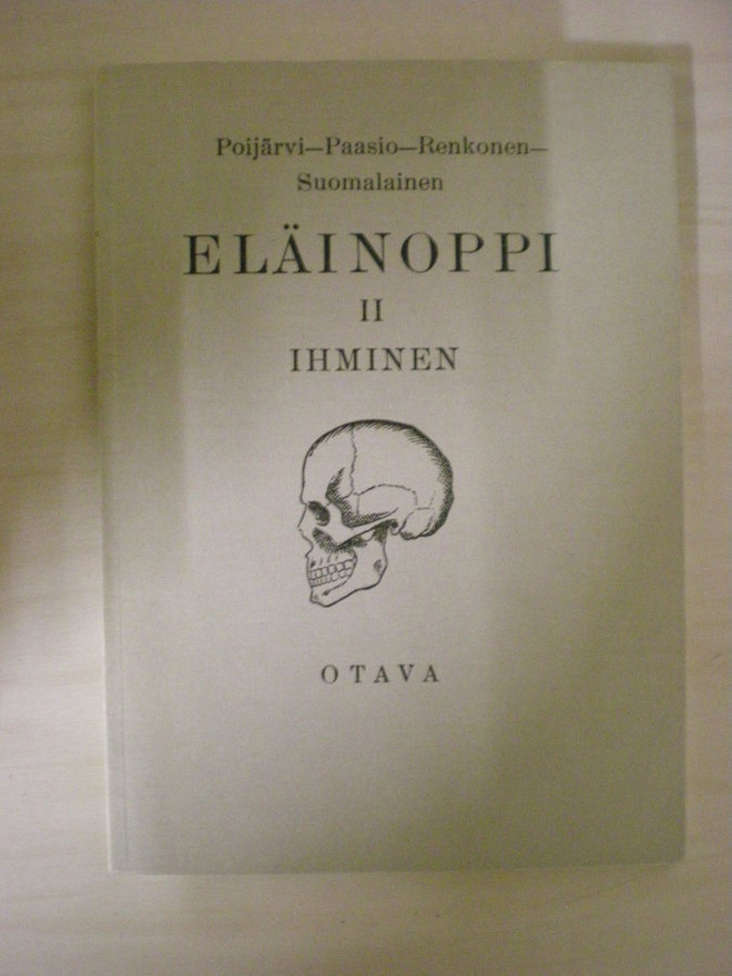Poijärvi-Paasio-Renkonen-Suomalainen: Eläinoppi II - Ihminen