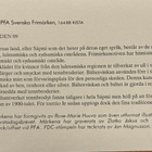 Ensipäiväkuori, FDC 1989:5 SVERIGE - pikkukuva 2
