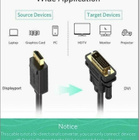 DisplayPort - DVI -monitorikaapeli, uros-uros, 1,8m #28400 - pikkukuva 3