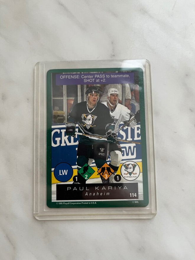 1995-96 Play Off One Paul Kariya #114