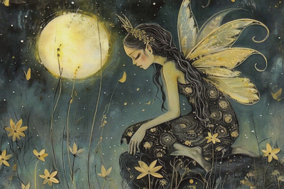 Keiju, kukat, täysikuu