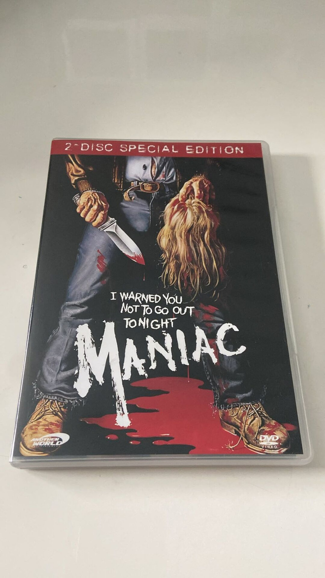 Maniac DVD / Suomi kannet / Another world Entertainment