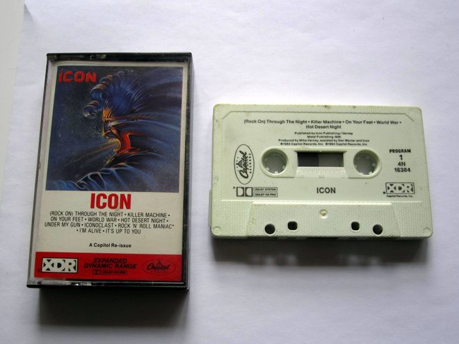 ICON "1984" C-KASETTI Usa Melodic Hard Rock-klassikko