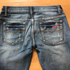 Kukkakoristellut farkut, bootcut, koko M, käyttämättömät - pikkukuva 5