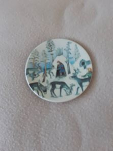 Arabian koristelautanen.Alariesto