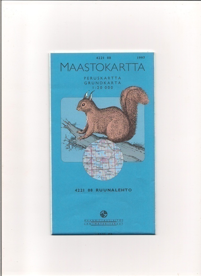 Maastokartta 1:20 000 Ruunalehto
