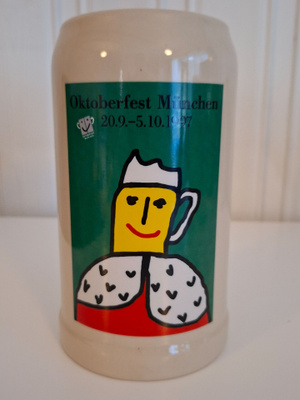 Oktoberfest keraaminen tuoppi v.1997