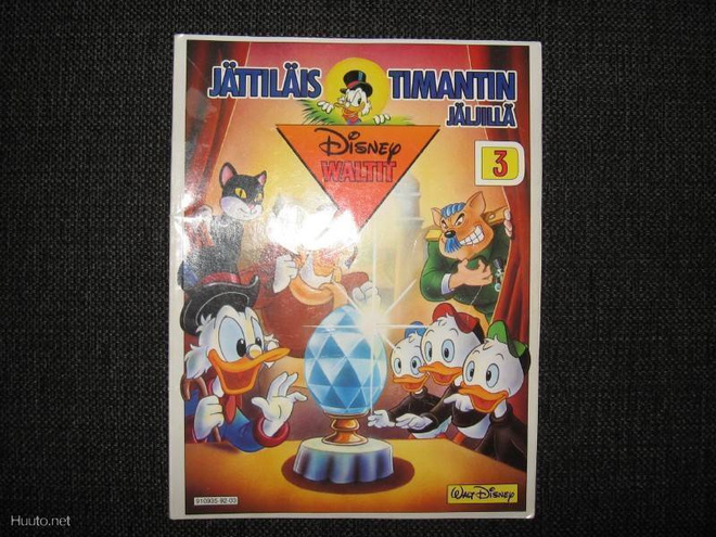 Disneyn WALTIT 3*JÄTTILÄIS TIMANTIN JÄLJILLÄ v.1992 1.P