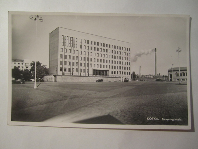 VANHA Postikortti Kotka 1950-l Alkup.Mallikappale