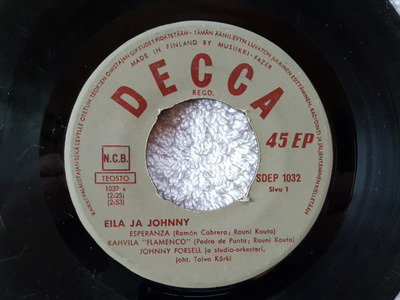 Eila ja johnny 7" 45 EP