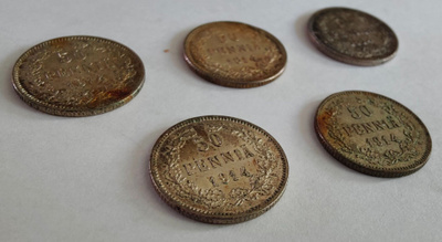 50-penniä 1914 (5kpl)
