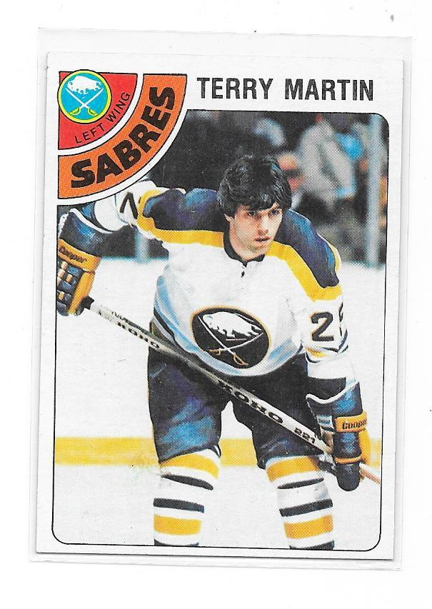 1978-79 Topps #118 Terry Martin  Buffalo Sabres