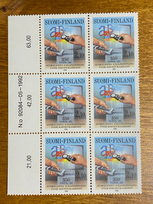 SUOMALAINEN KIRJAPAINOTAITO NUMEROKUUSILO**
