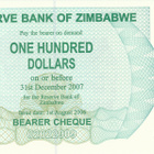 Zimbabwe 100 Dollars 2006 P42 #724 - pikkukuva 1