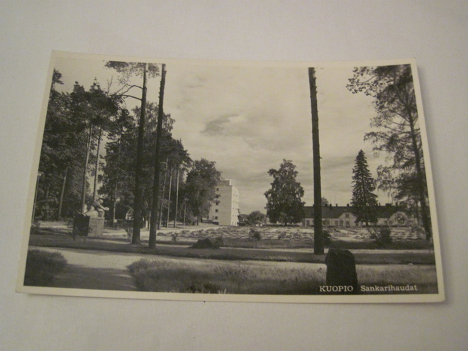VANHA Postikortti Kuopio 1950-l Alkup.Mallikappale
