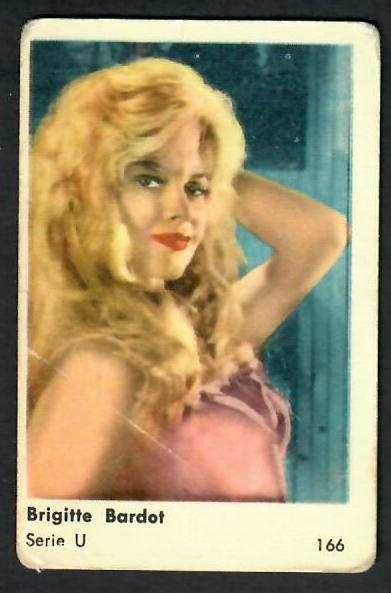 Keräilykuva - Brigitte Bardot Serie U 166