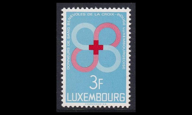 Luxemburg 778 ** Punainen Risti verenluovutus (1968)