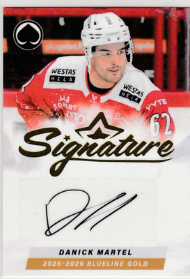 2025/26 Blueline Gold Signature Martel , Ässät /40