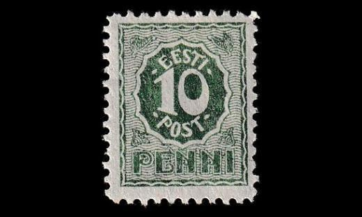 Eesti 7 * Käyttösarja numero 10 P (1919)