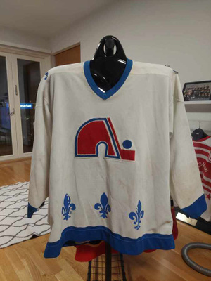 Jari Grönstrand #5 NHL gameworn 1988-1989 Quebec Nordiques