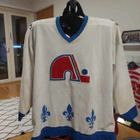 Jari Grönstrand #5 NHL gameworn 1988-1989 Quebec Nordiques - pikkukuva 2