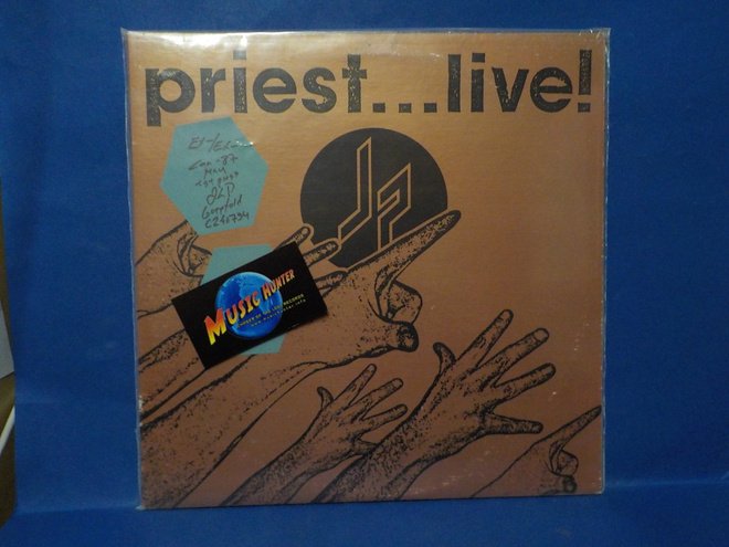 JUDAS PRIEST - PRIEST LIVE EX-/EX- CAN -87 MAY 1ST PRESS 2LP