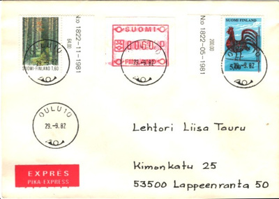 PIKAK. OULU- LAPPEENRANTA