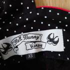 Hell Bunny Vixen musta halterneck-mekko koko XS - pikkukuva 3
