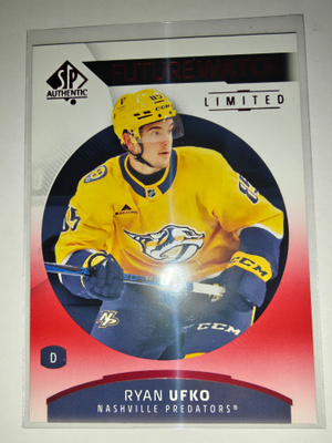 Ryan Ufko 2025-26 SP Authentic Future Watch Limited Red