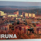 Kiiruna, taajamaa syksyn väreissä, p. 1991 Suomeen - pikkukuva 1
