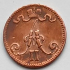 Aleksanteri II, kupari 5 penniä vuodelta 1865. - pikkukuva 2