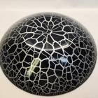 Nybro Crystal Croco -lasivati, hopea/musta, 39 cm - pikkukuva 4