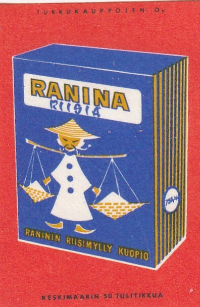 Kuopio. Raninin Riisimylly ,Ranina riisiä-  s80