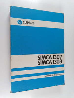 Simca 1307, Simca 1308 : Manuel de Reparation